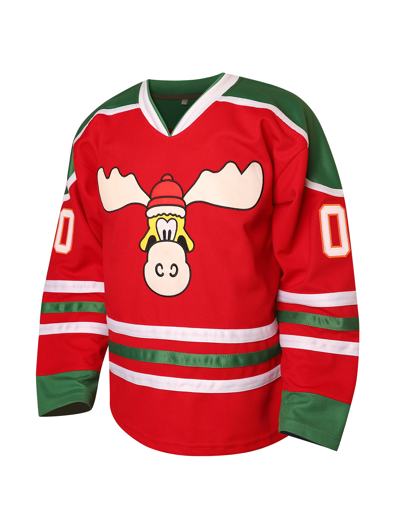 In stock 00 Griswold Hockey Jersey White Red Black Christmas Gift 100% Stitched Fast Shipping Embroidered Letter Number Design Christmas Vacation Hock