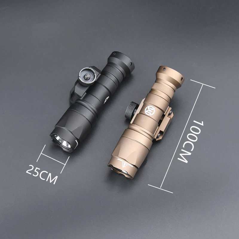 WADSN Surefir M300A M300 Tacitc Flashlight Mini Weapon Scout Hunting LED Light Fit 20MM Rail Momentary-on Constant-on TailW241227