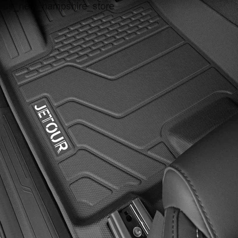 Floor Mats Carpets New Style TPE Car Floor Mat For Chery Jetour T2 2024 Accessories Waterproof Dirt Resistant Floor Liner Pet Mat Easy To Clean J24120