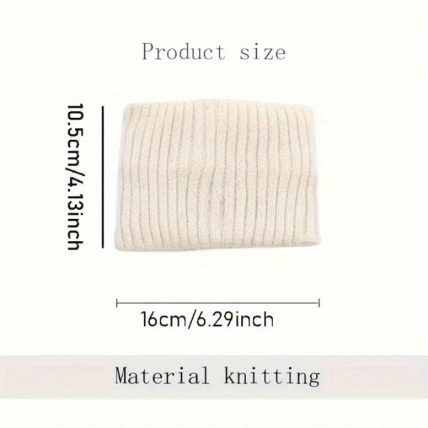 LALAVARA 4Pcs Snug Elegance, Elegant Knit Headband for Women - Cozy Ear Warmer, Solid Color, Cotton, Fashionable Winter Accessory