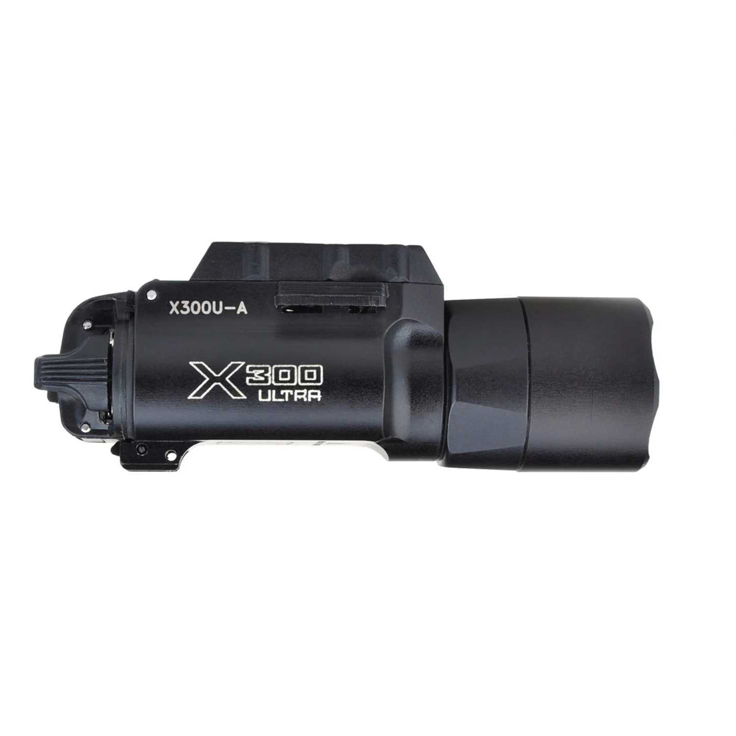Surefir X300U reconnaissance gunner flashlight rifle strobe flashlight suitable for 20mm rail air gun hanging flashlight huntingW241204