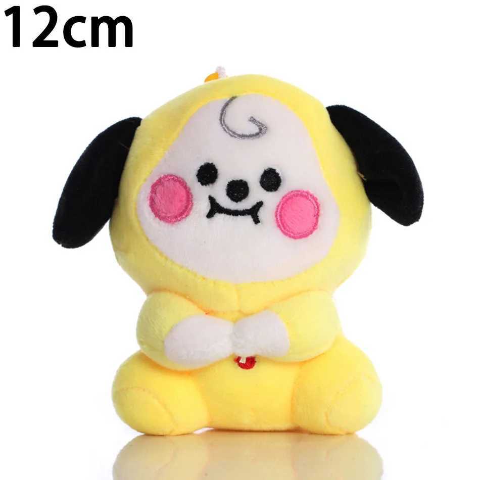 New 12cm 22cm Mini BTS Figure Doll Pendant Plush Toy Doll Accessories Kaii Anime Cute Kids Birthday GiftsXJ241204