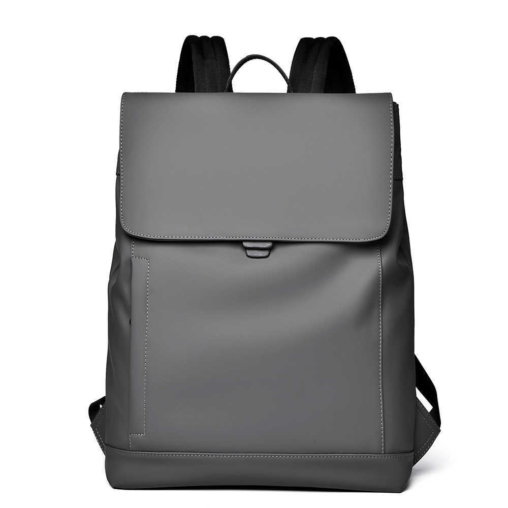 New Men's Backpack, Large Capacity Casual Backpack, Highend Sense, Flip Design, Simple Backpack 241204