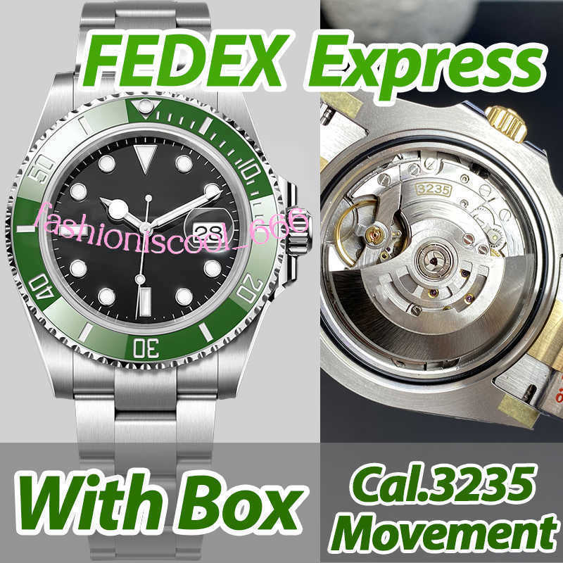 Watch Mens Designer Watches High Quality montre CLean factory Mens Watch Automatic Mechanical Watches 3135/3235 movement Ceramic Bezel Dive watches Fast delivery
