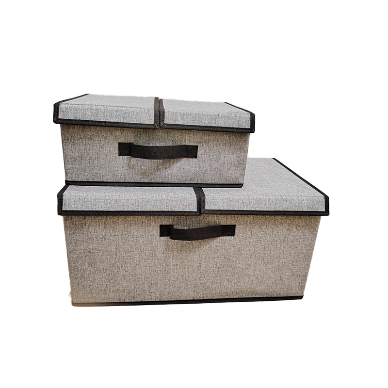 Double lid partition compartment storage box (small) Realize efficient space management