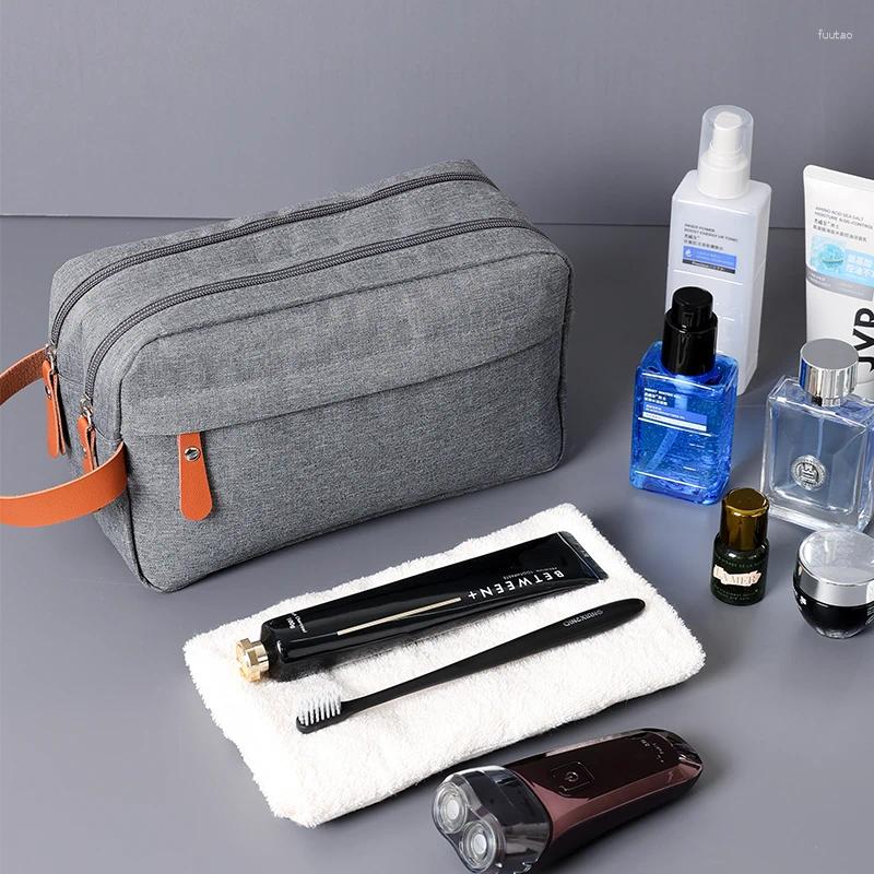 Waterproof Hanging Toiletry hot Bag for Men - Durable Canvas Travel Wash Organizer