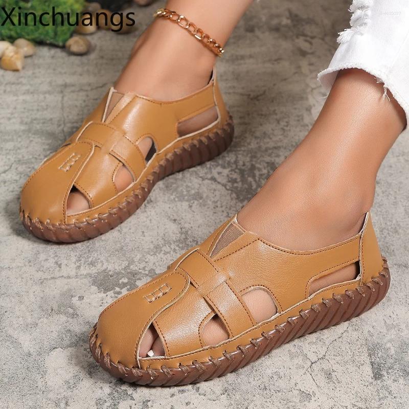Sandals Women Summer Casual Fashion Hollow Out Comfortable Platform Sandalias zhanyishengli