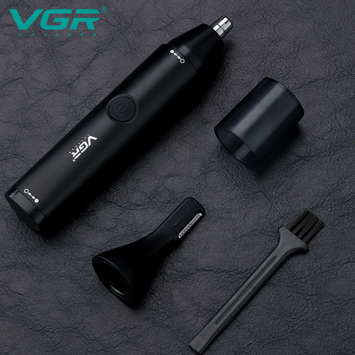 VGR Professional Nose Hair Trimmer Mini Hair Trimmer Electric Nose Trimmer 2 In 1 Clipper Portable Rechargeable Waterproof V-613 241203