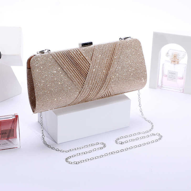 Autumn Dress Dinner Hand Bag Women's Hand Bag Banquet Celebrity Bag One Shoulder Bag Sequin Bride Cheongsam Bag 241204