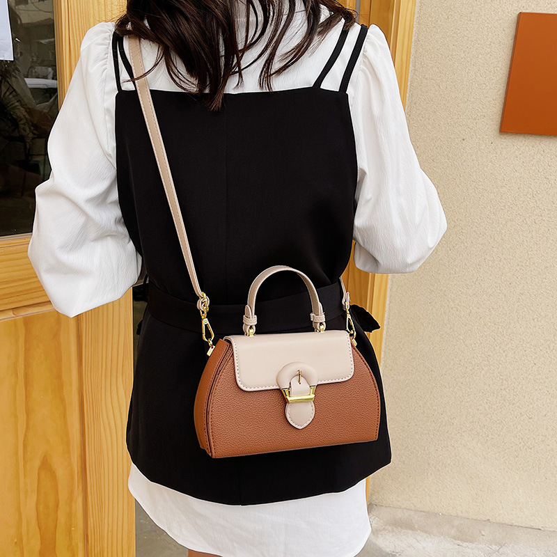 New French niche women s style leisure new handheld trend small square bag fashionable multifunctional popular designer single shoulder crossbody bag