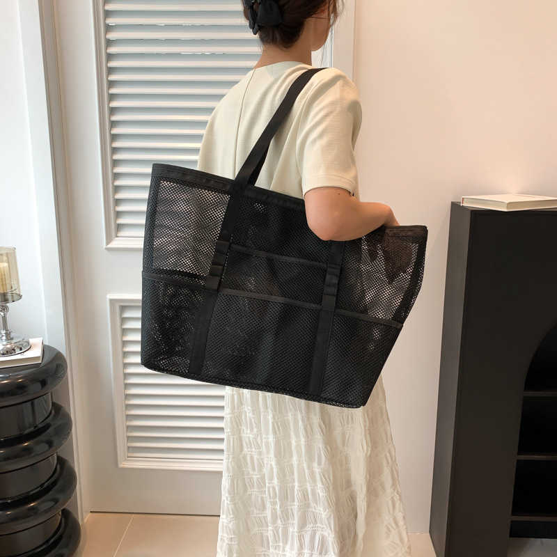 Niche Trendy Shoulder Bag 2023 Summer New Bag Women's Casual Fashion Simple Large Capacity Handbag Women's Bag 241204