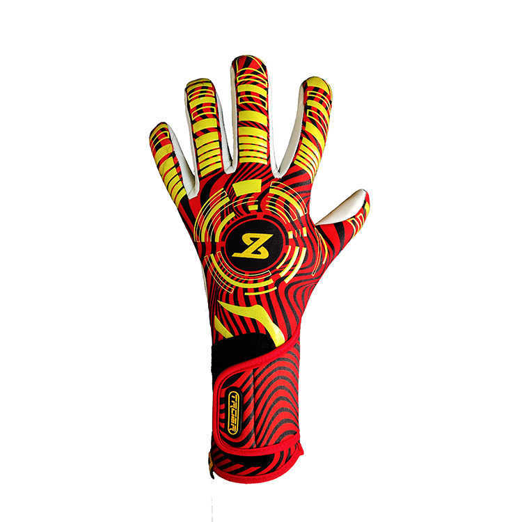 Goalkeeper Gloves with Strong Grip Football Goalkeeper Gloves Size 6/7/8/9/10 Thick Latex Football Gloves for Children and AdolescentsW241029