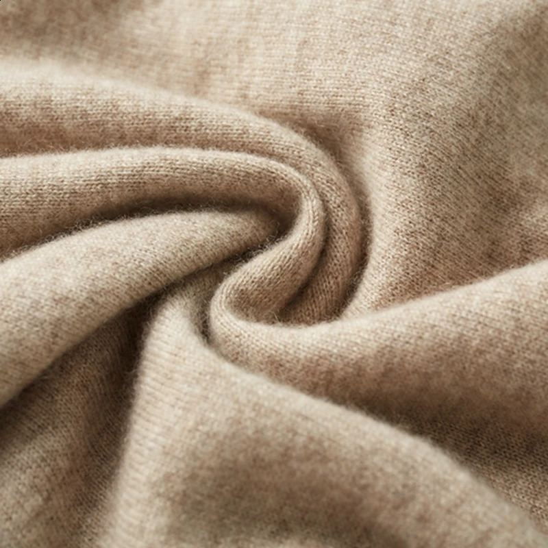 100% cashmere set mens hooded zipper cardigan autumn and winter knitted two-piece high waisted mens solid color sweater 241203