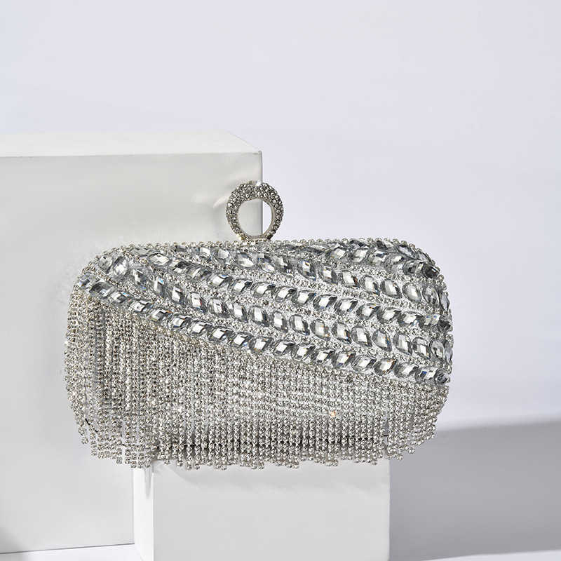 Rhinestone Dinner Bag Women's Banquet Bag Holding a Lady's Dress Versatile Evening Bag 241204