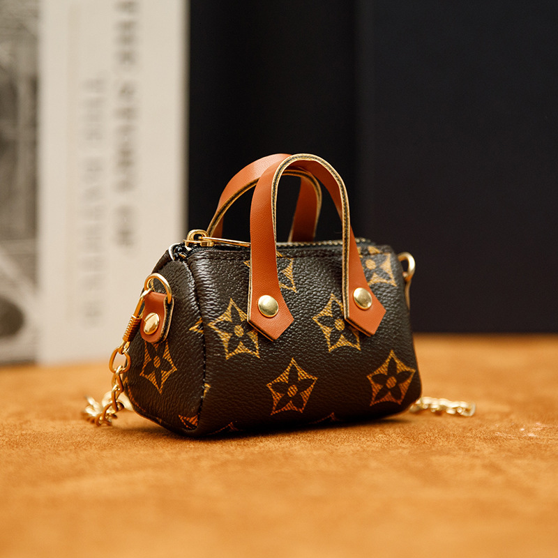 New integrated printed shoulder leisure pillow with slanted body fashionable trend coin wallet printed cartoon design for ladies to love Kawaii mini b