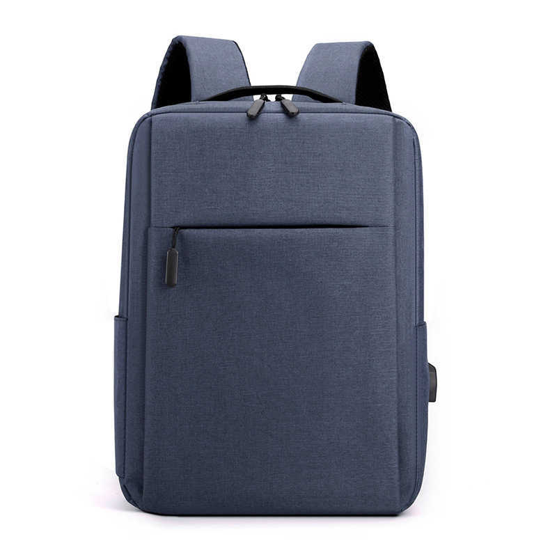 New leisure backpack with USB port, multifunctional computer backpack, fashionable and waterproof backpack for business travel 241204