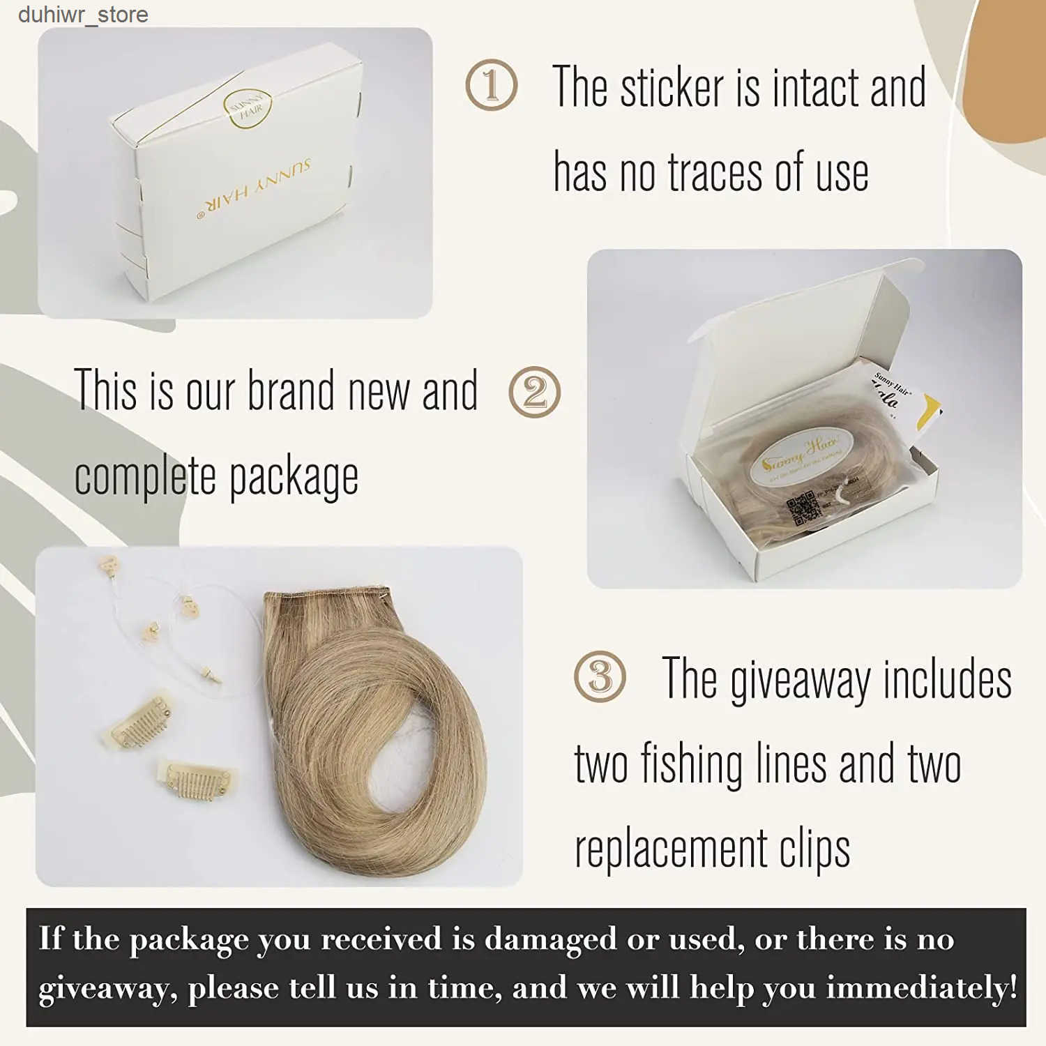 Hair Wefts VeSunny Fish Line Human Hair Extension Wire Natural Hair OnePiece Invisible Wire Hair Weft with 2 Clips Machine Made Blonde Hair J241204