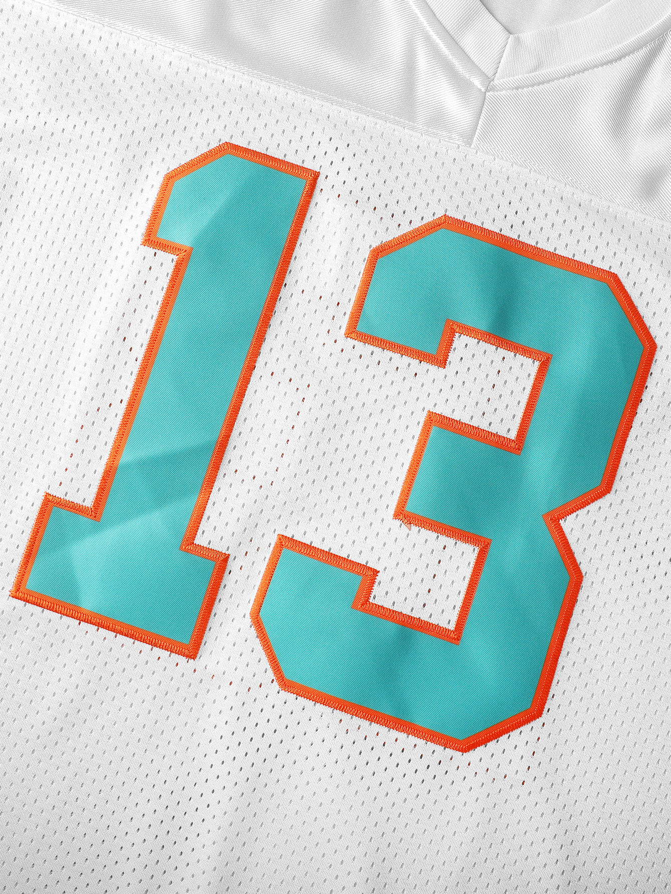 Mens 13 Marino 10 Hill 12 Griese American Football Jersey Classic Breathable V-Neck - Short Sleeve Embroidered Shirt for Training & Matches