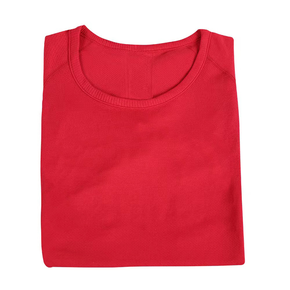 women designer yoga short sleeve long sleeve solid color sports shaping waist tight loose jogging tshirt high elastic breathable running workout activ