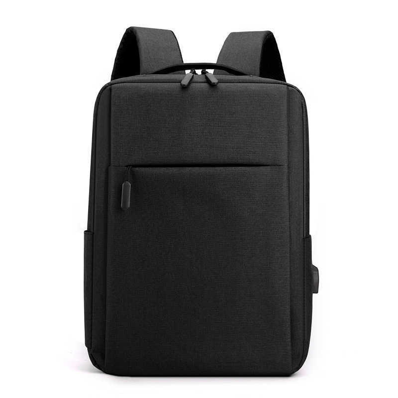 New leisure backpack with USB port, multifunctional computer backpack, fashionable and waterproof backpack for business travel 241204