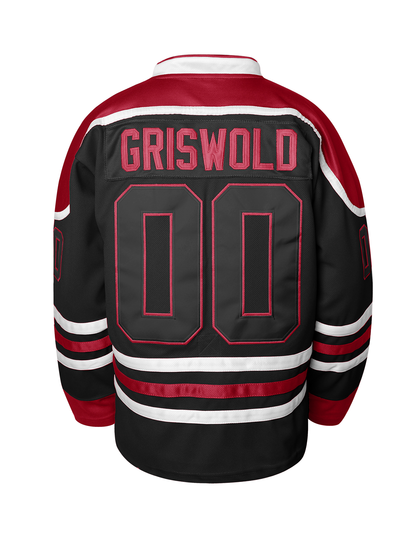 Mens 00 GRISWOLD Ice Hockey Jersey Clark Griswold 00 Hockey Jersey X-Mas Christmas White Red Black S-XXXL