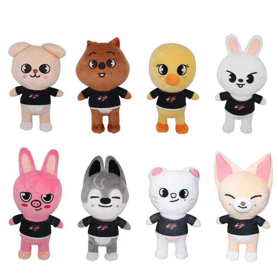 SKZOO Plush Toys 23cm Stray Kids Plush Wolf Chan Stuffed Animal Plushies Doll Kaii Companion for Kids Adults Fans GiftXJ241204