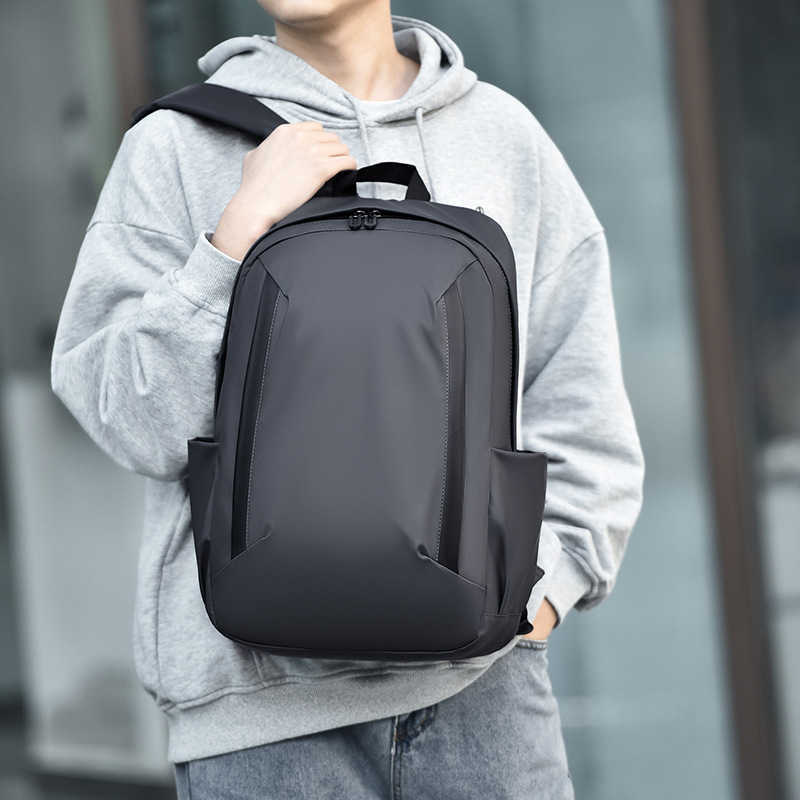 New Men's Bag, Fashionable Waterproof Backpack, Large Capacity Computer Backpack, Business Men's Backpack, Travel Student Backpack 241204
