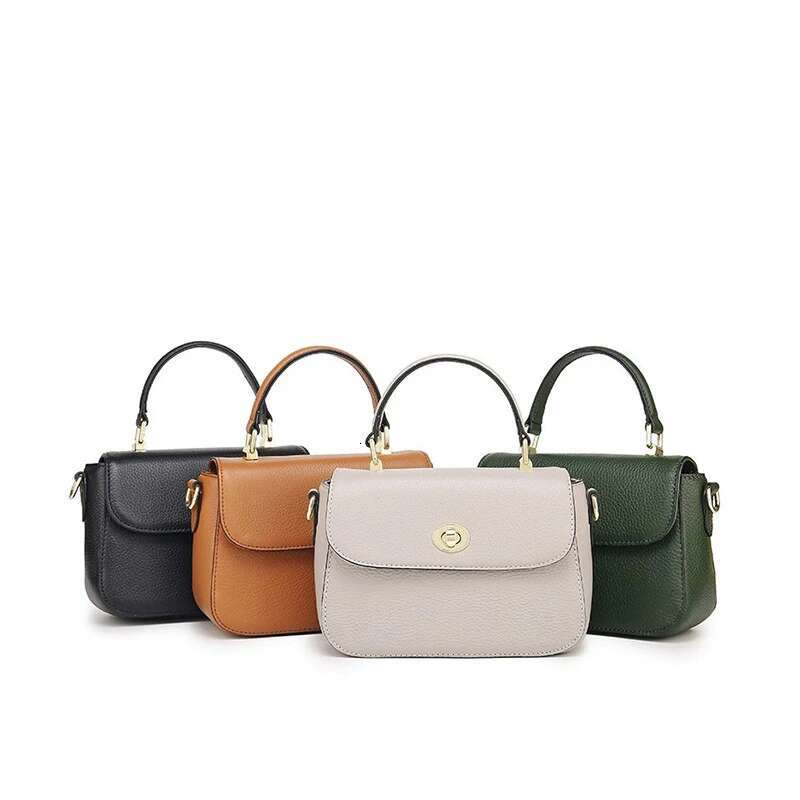 Motingsome Small Square Bag Women Genuine Leather Fashion Designer Bags Crossbody Flap Purse Cowhide Daily Tote New