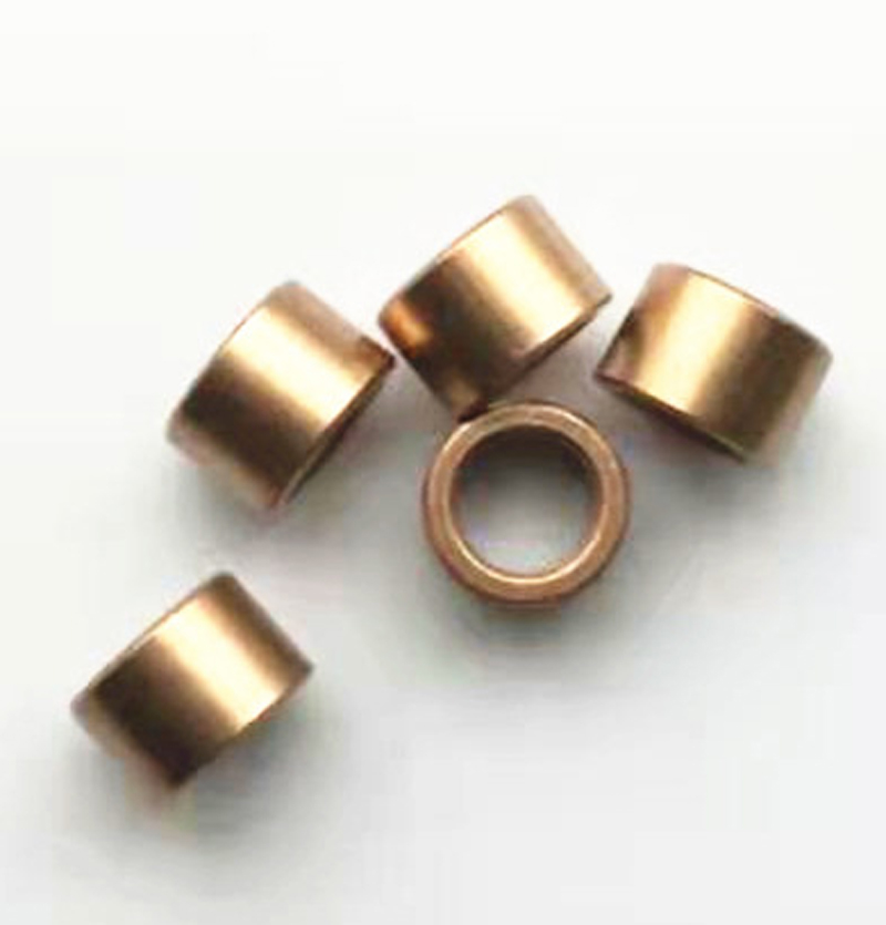 High Precision Bronze Journal Bearing - 6mm x 9mm Inch Dimensions, Oil Lubrication, Powder Metallurgy Material