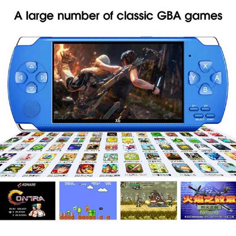 4.3-inch Sn Game Console For PSP Game Console Handheld Game Players 8G Built-in 10000 Games port 8/16/32/64/128 Bit GameXJ241204