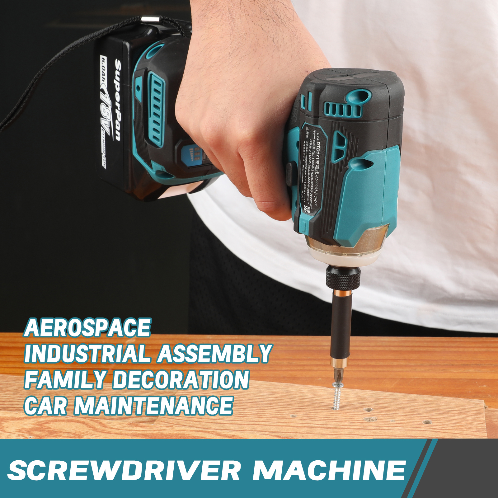 superpan 171 new wrench set Impact driver 18V BL motor Bare tool unit Brushless impact brushless wireless impact dri