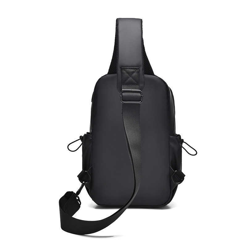 Waterproof Backpack, Men's Casual Crossbody Bag, Fashionable Men's Chest Bag, Sports Chest Bag, Multifunctional Wearresistant Bag 241204