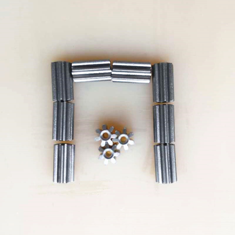 Straight Central Control Lock Gear - 0.8 Modulus, 7 Teeth, 2mm Inner Diameter - Powder Metallurgy