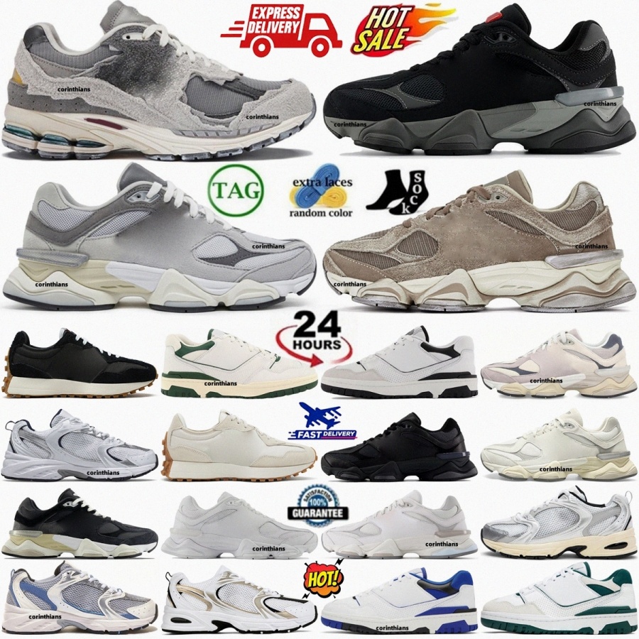 New 9060 530 550 Black Castlerock Grey Women Men Running Shoes Rain White Silver Navy Mushroom Timberwolf Sea Salt Green Red Burgundy Moonbeam Womens Mens Shoe