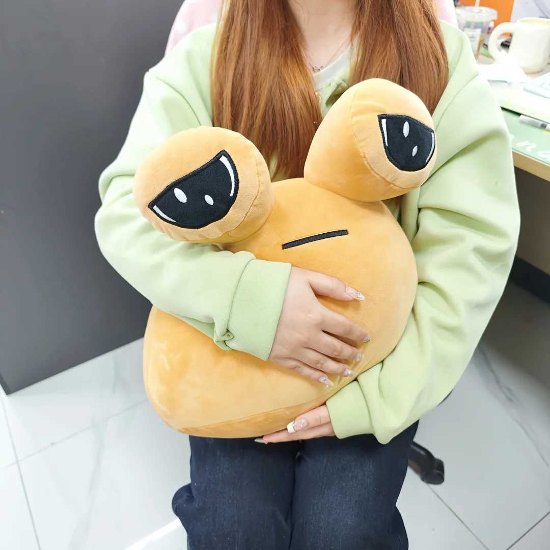 Big Size Hot Game My Pet Alien Pou Plush Toys Alien Stuffed Animal Pou Plushie Toy For Kids Birthday Gift Halloween DecorationsXJ241204