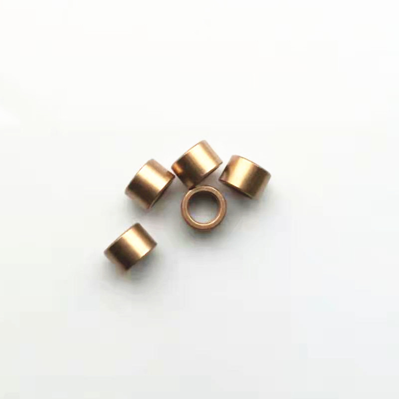 High Precision Bronze Journal Bearing - 6mm x 9mm Inch Dimensions, Oil Lubrication, Powder Metallurgy Material