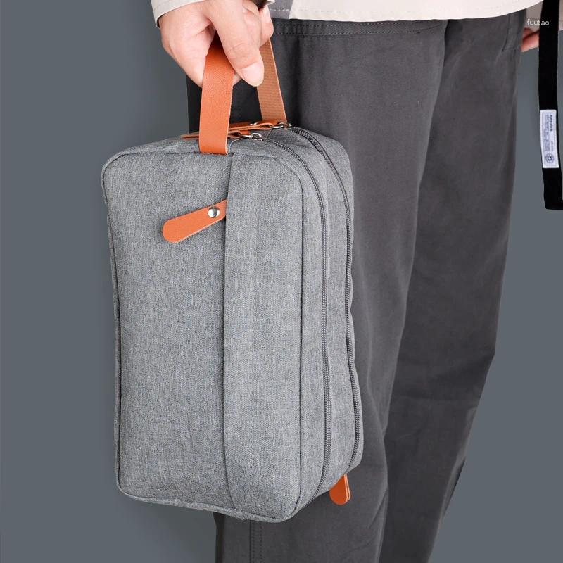 Waterproof Hanging Toiletry hot Bag for Men - Durable Canvas Travel Wash Organizer