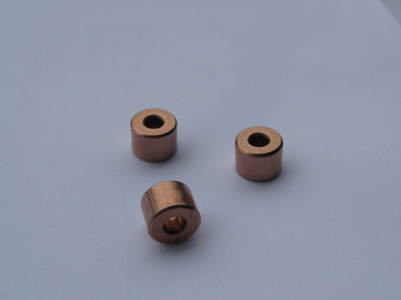 Powder Metallurgy Precision Copper Bushing with Dimensions 3x8x6 mm for Smooth Operation