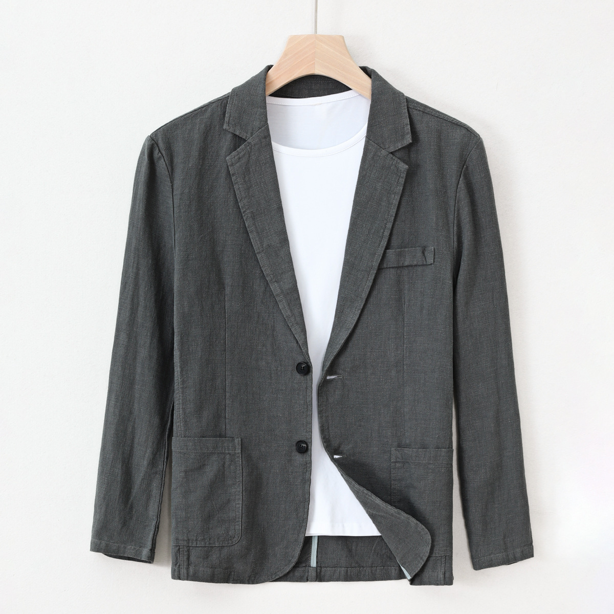 H438 Suit middle-aged men's fashion casual suit jacket single western casual wear