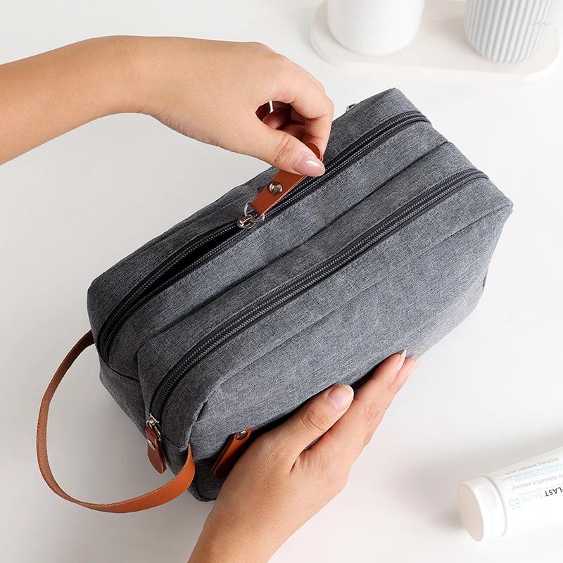 Waterproof Hanging Toiletry hot Bag for Men - Durable Canvas Travel Wash Organizer