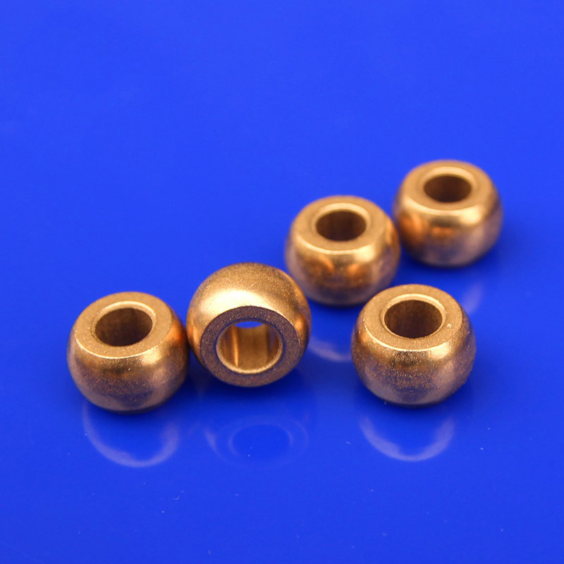 Powder Metallurgy Processed Oil-Carrying Spherical Bearings - I.D. 4mm, O.D. 7.55mm, Hgt. 5mm Available Now!