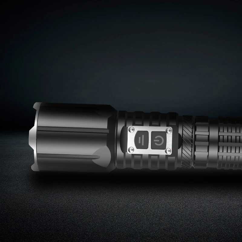 Convoy Flashlight Shock Self-Defense Lamps Led Flashlight Ultra Powerful Rechargable Torch Survival Equipment Usb Charging Light Z241204