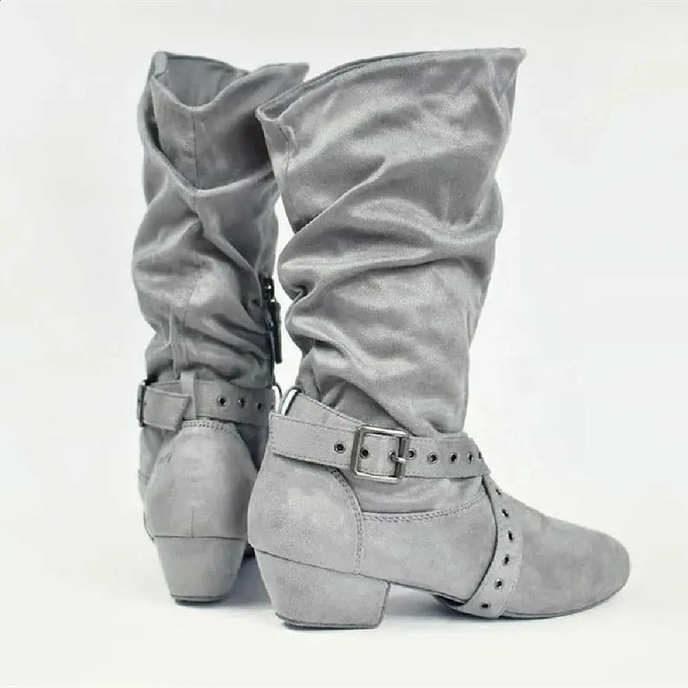 Womens dance suede sole walking womens Latin dance boots Salsa shoes long warm-up line shoes West swing dance boots 241203