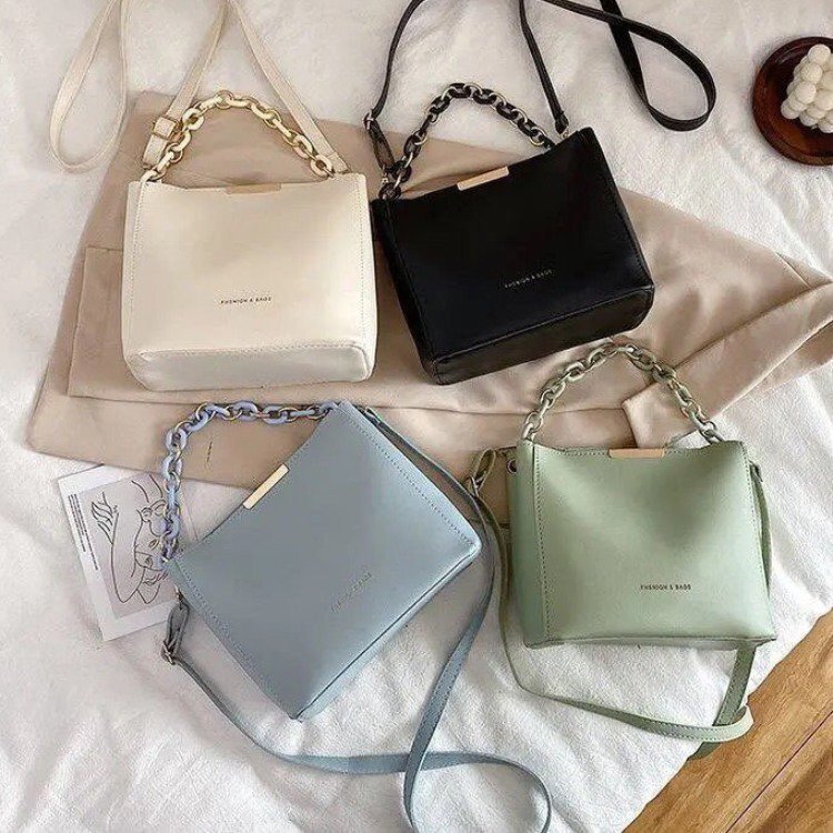 Women s trendy fashion chain portable bucket bag fashionable leisure multifunctional designer single shoulder trend crossbody bag