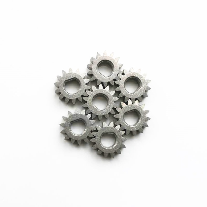 Powder Metallurgy Iron Direct Gear - 1 Model, 14 Teeth, D Shaft Hole, 7mm ID, Hard Coated for Motors