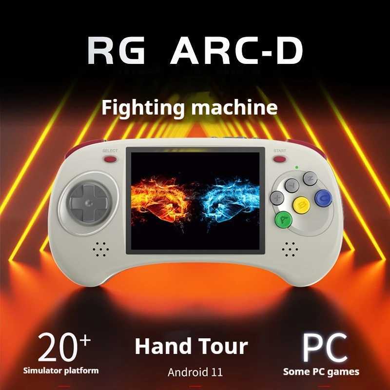 New Rg Arc 640 * 480 Game Console Handheld Open Source Android Dual System Joystick Machine Classic Fighting Arcade MachineXJ241204