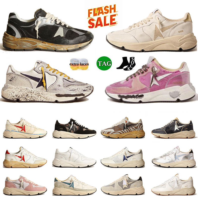 Fashion Luxury Running Sole Designer Shoes Dad Star Sneakers Dirty Old Glitter Black White Pink Leopard Golden Womens Mens Loafers Leather Boots Trainers