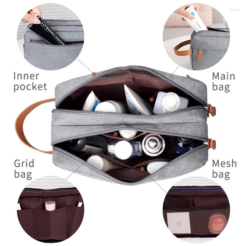 Waterproof Hanging Toiletry hot Bag for Men - Durable Canvas Travel Wash Organizer