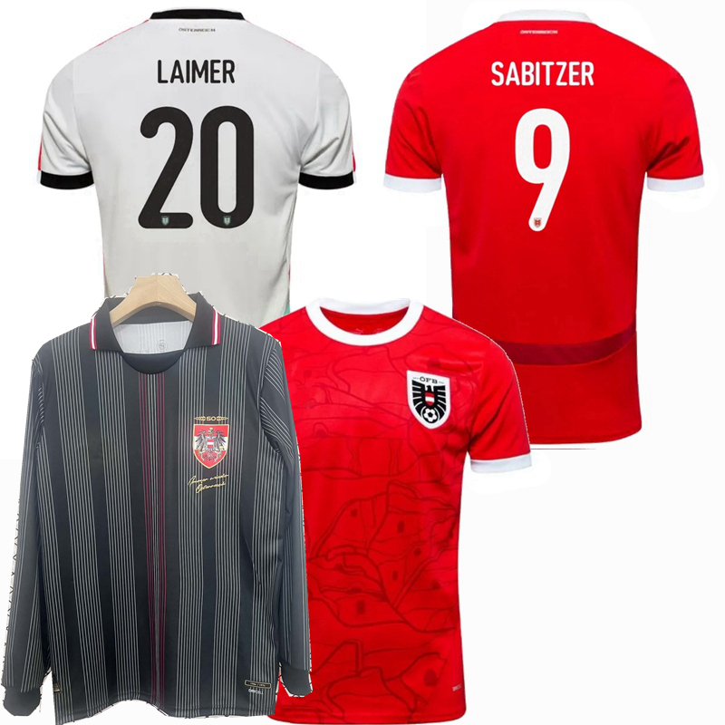 2024 2025 Austria Soccer Jerseys ALABA BAUMGARTNER DANSO SCHLAGER GRILLITSCH SEIWALD LAIMER SABITZER POSCH WIMMER national team 24 25 football shirts