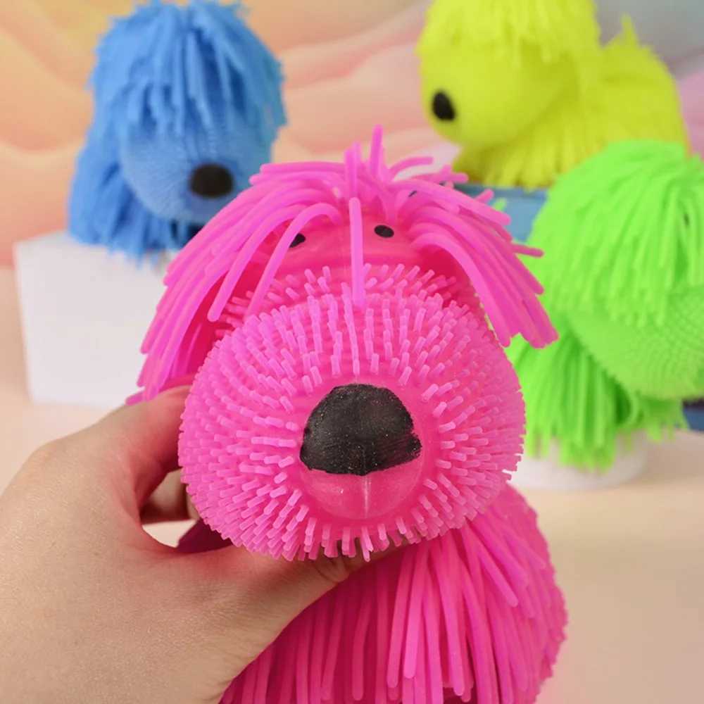 Interesting anxiety assisted sensor toy cute rabbit stress relief toy PVC dog stress relief toy for children W241204